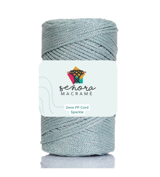 Hilo sintético con brillo 2mm Crepe Green