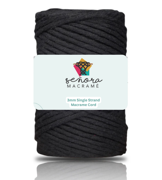 Urdimbre 3mm 90m Black