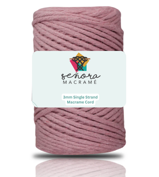 Urdimbre 3mm 90m Dusty Rose
