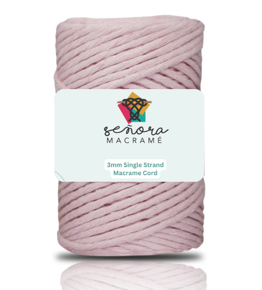Urdimbre 3mm 90m Baby Pink