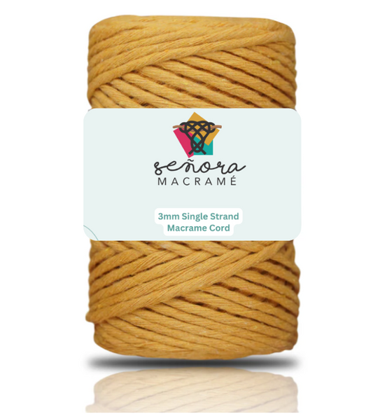 Urdimbre 3mm 90m Mustard
