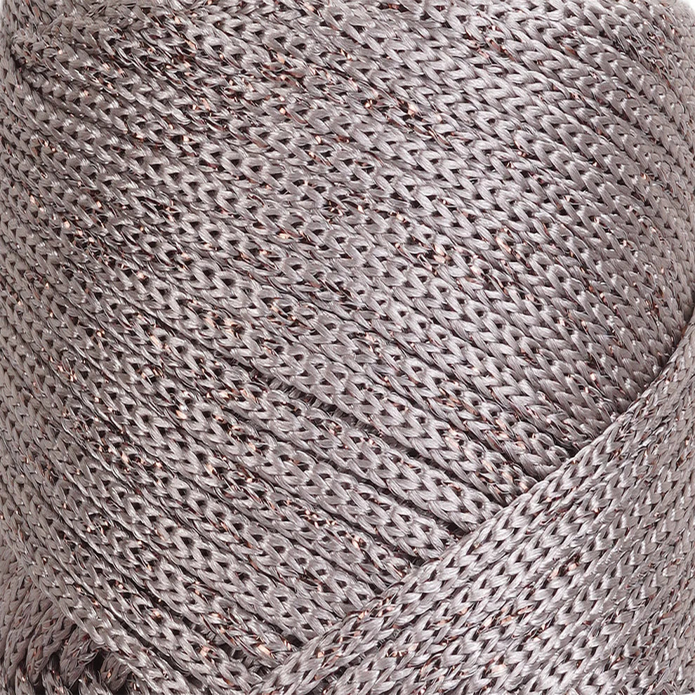 Hilo sintético con brillo 2mm Sparkle Mink