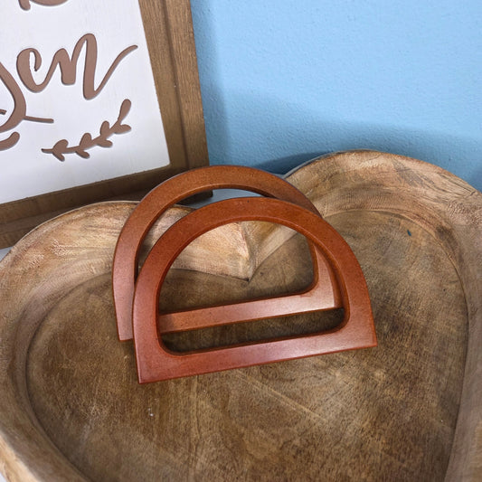 Asas de madera forma D