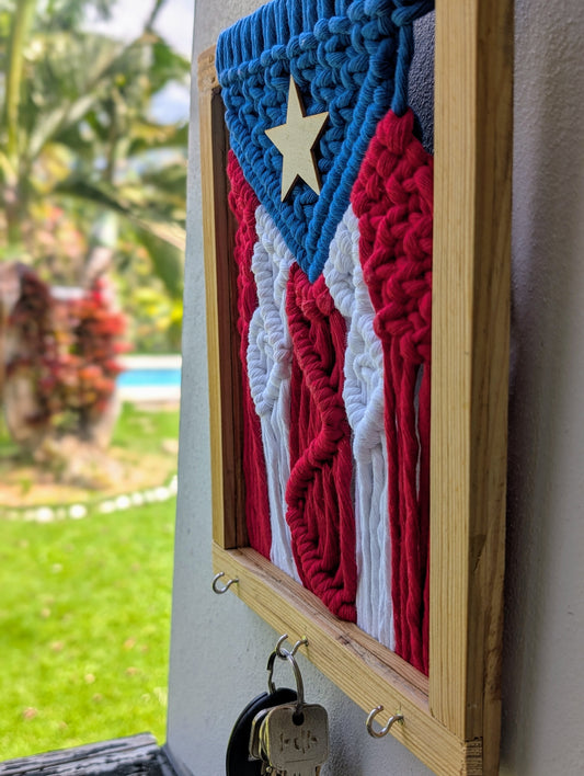 Portallaves Bandera de Puerto Rico