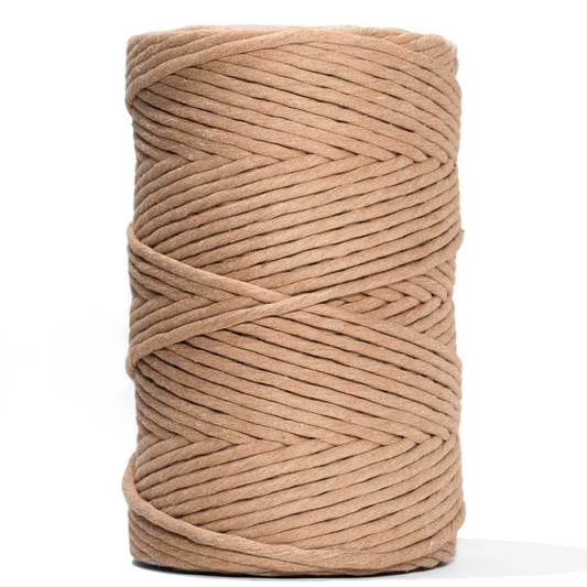 Cuerda de macramé, 4mm, Cocoa, 500m, 1640ft