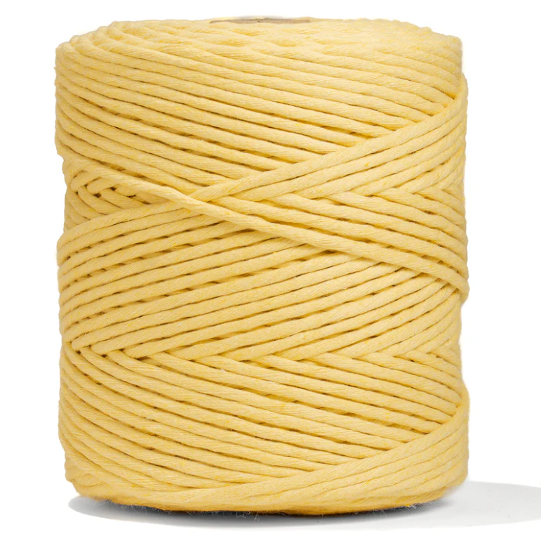 cuerda macrame amarillo girasol 4mm