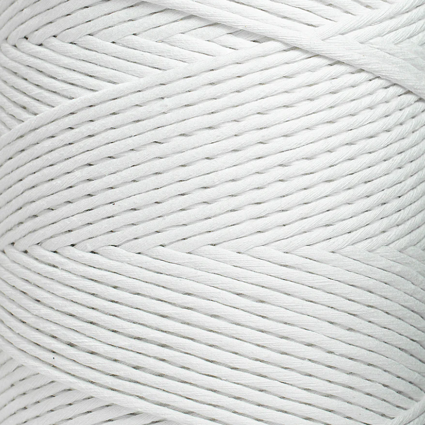cuerda macrame blanco