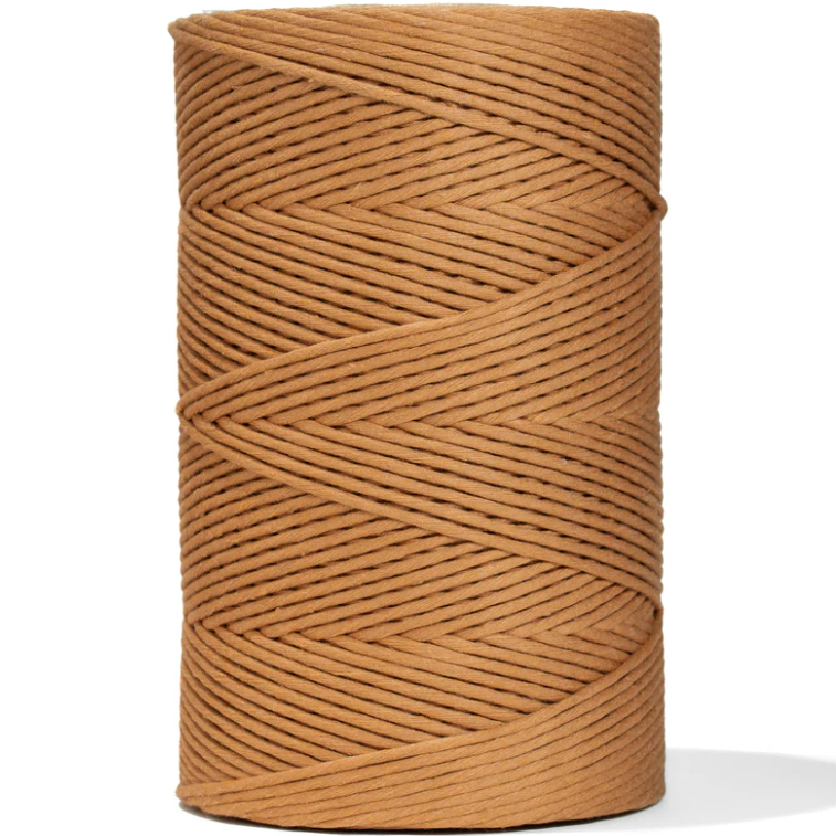 cuerda macrame caramelo