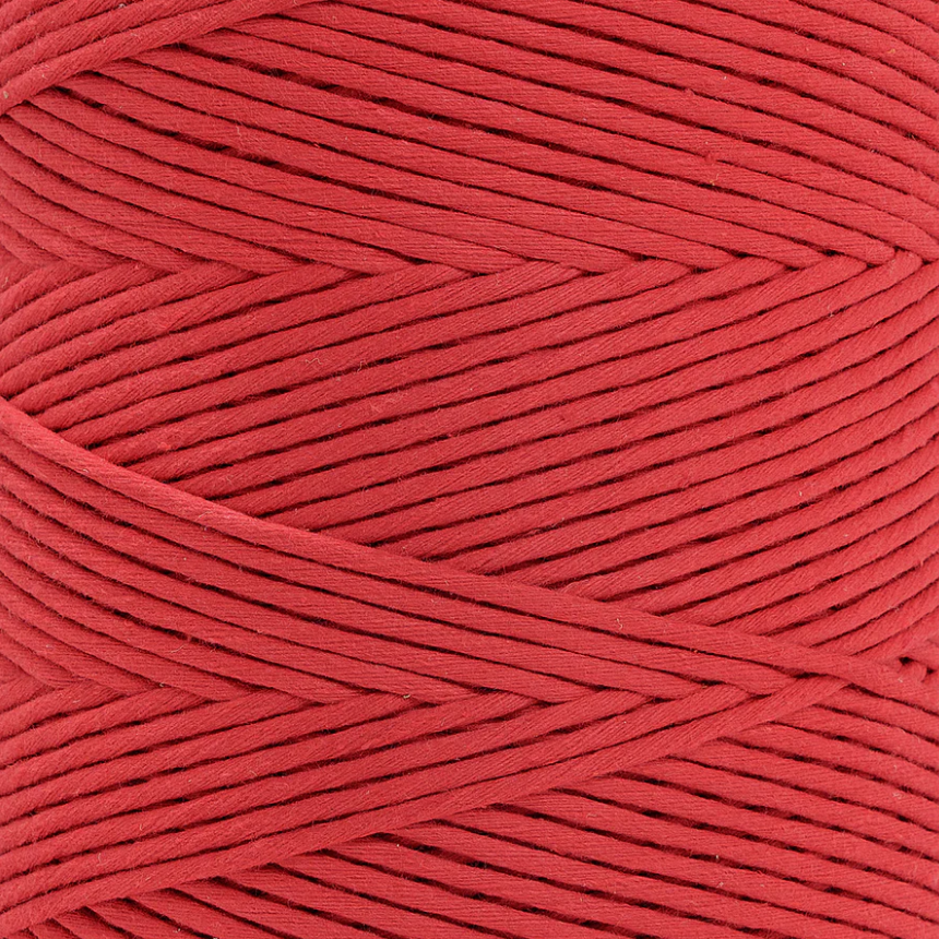 cuerda macrame rojo
