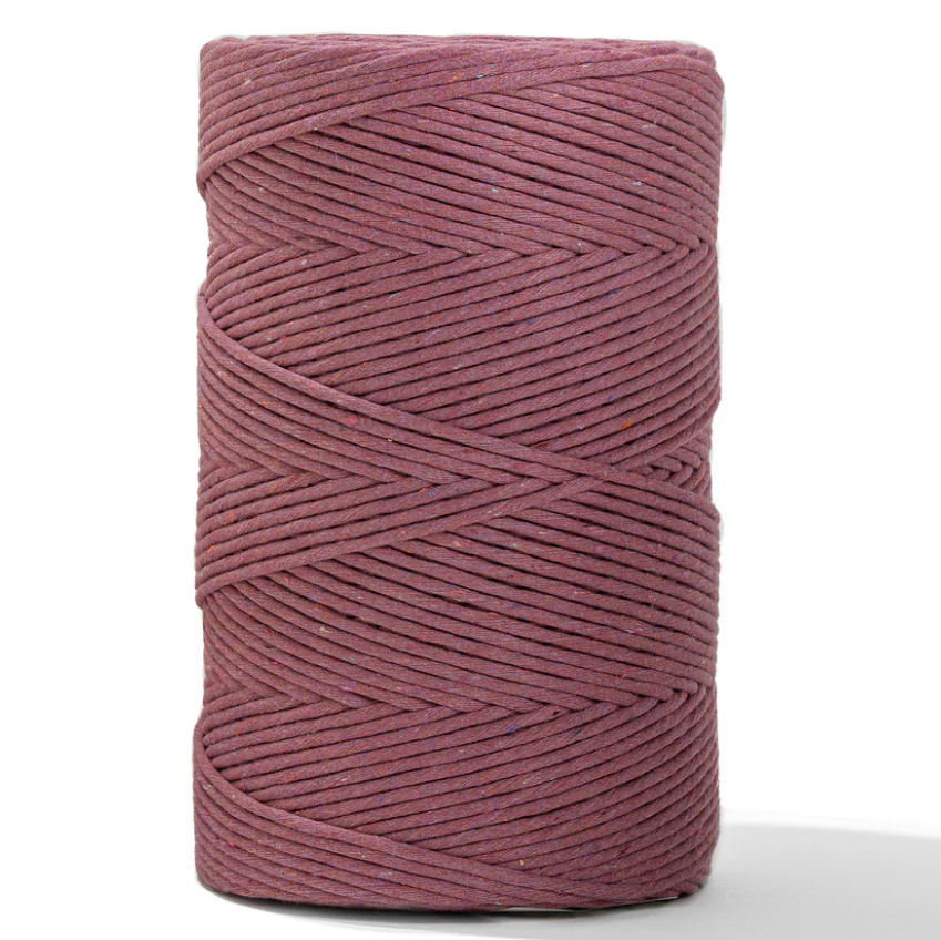 cuerda macrame rosa violeta