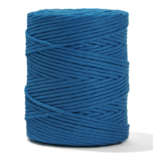 cuerda macrame azul real