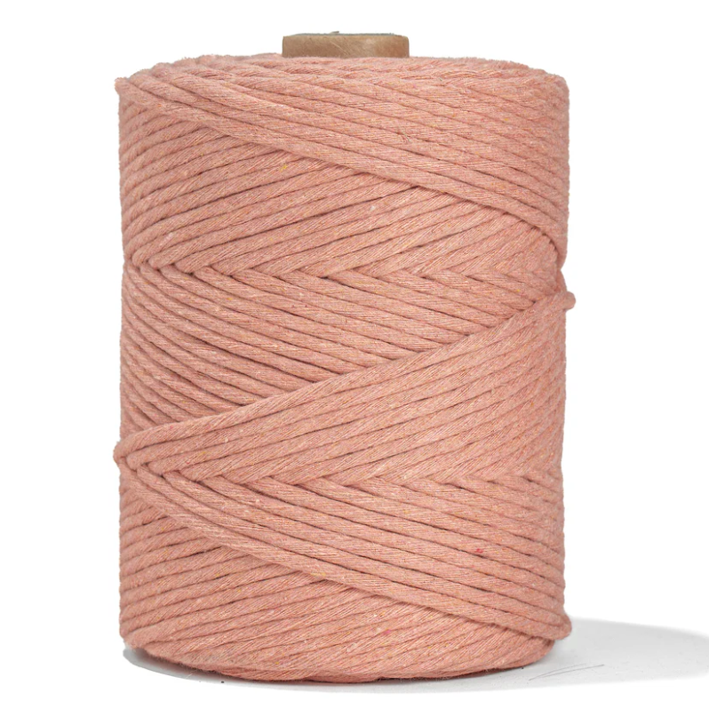 cuerda macrame dusty pink
