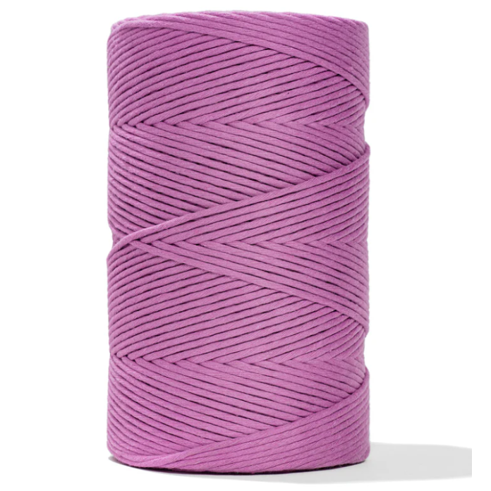 cuerda macrame 4mm rosa lila