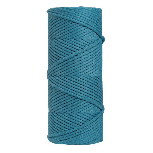 Macrame cord 4mm single strand - Ocean Teal