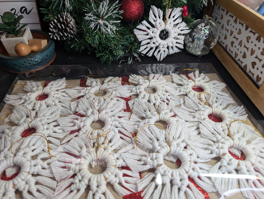 Copos de nieve set de 4