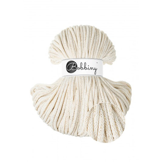 Braided Cord 5mm Shiny Natural
