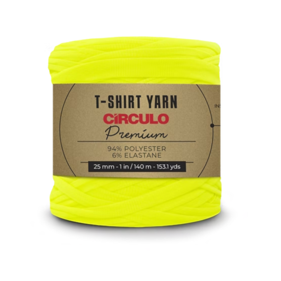 Circulo, Trapillo Premium, T-shirt Yarn, Neon Yellow, 780