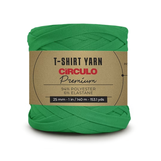 Circulo, Trapillo Premium, T-shirt Yarn, Brazilian Green, 5767