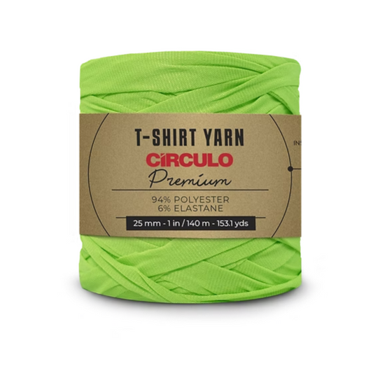 Circulo, Trapillo Premium, T-shirt Yarn, Bright Green, 6113