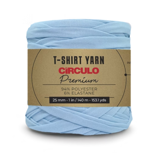 Circulo, Trapillo Premium, T-shirt Yarn, Candy Blue, 2012