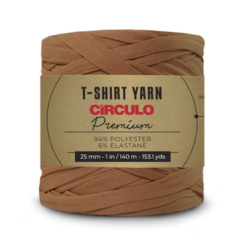 Circulo, Trapillo Premium, T-shirt Yarn, Cave, 7370
