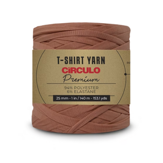 Circulo, Trapillo Premium, T-shirt Yarn, Clay, 7832