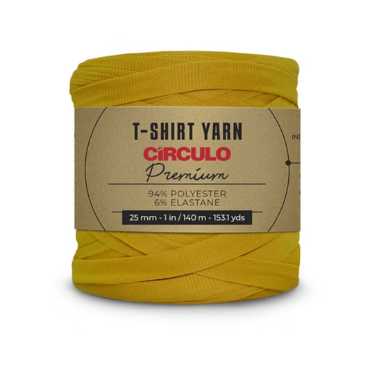 Circulo, Trapillo Premium, T-shirt Yarn, Curry, 1748