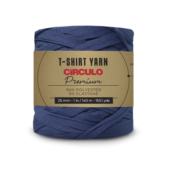 Circulo Trapillo Premium, T-shirt Yarn, Deep Sea, 2802