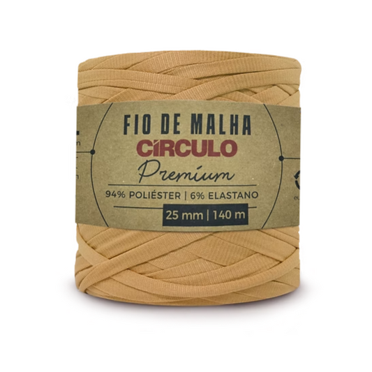 Circulo, Trapillo Premium, T-shirt Yarn, Golden Quince, 7091