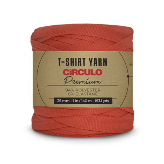 Circulo, Trapillo Premium, T-shirt Yarn, Love Apple, 3881