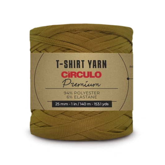 Circulo, Trapillo Premium, T-shirt Yarn, Maple Syrup, 7361