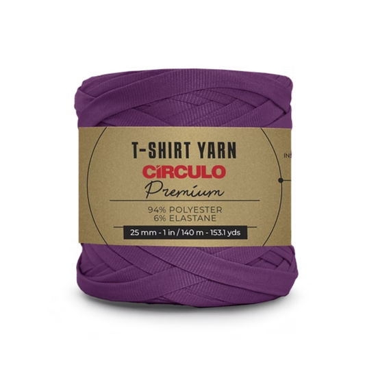 Circulo Trapillo Premium, T-shirt Yarn, Wine, 6291